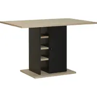 Gami Tafel Luke 120x80 met opbergruimte - kastanje