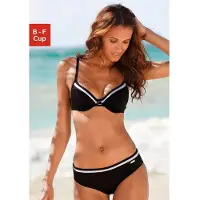 LASCANA Bikini zwart / wit