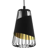 Eglo Design hanglamp Austell 16cm zwart met goud