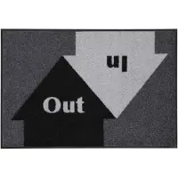 Kleen-Tex Mat In & Out Inloopmat, met quote, antislip, wasbaar