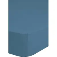Hip Hoeslaken - katoen satijn - ice blauw - 180x200 cm