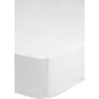 Hip Hoeslaken - katoensatijn - wit - 90x220 cm