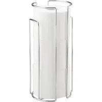 Wenko Toilet-voorraadrollenhouder Wandhouder Chroom, voor 3 wieltjes