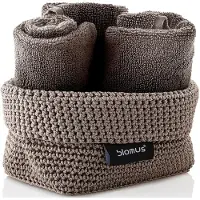 Blomus Tela textielmand M 10x15 cm Taupe