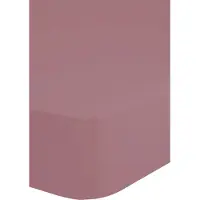 Hip Hoeslaken - katoen satijn - oudroze - 90x200 cm