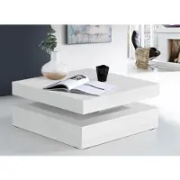 Freiraum Salontafel met functie, draaibaar tafelblad, breedte ca. 78x78 cm
