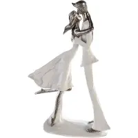 Casablanca by Gilde Decoratief figuur Sculptuur Hold me Decoratief object, hoogte 32 cm, paartje, met teksthanger, woonkamer (1 stuk)