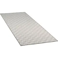 Floordirekt Tapijtloper Bray - Vloerkleed - Keukenloper - Slipvast & Eenvoudig te Reinigen - Grijs - 80 x 450 cm