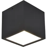 Lutec Plafondlamp Gemini Zwart