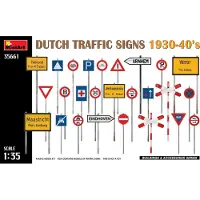 Mini art Nederlandse verkeersborden 1930-40's