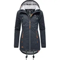 Ragwear Winterjas 'Zuzka' navy / bruin