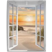 Reinders! Poster Zonsondergang aan het strand