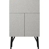 Woood Carved Drankkast - Hout - Mist - 146x90x46