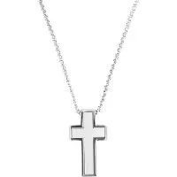s.Oliver Ketting met hanger Kruis, 2035529 met zirkoon (synthetisch)