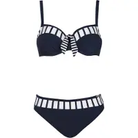 Sunflair Bikini navy / wit
