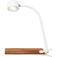 Briloner TARI - Oplaadbaar Klemlamp - bureaulamp wit - draaibaar leeslampje - dimbaar - snoerloos - voor binnen en buiten IP44