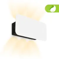 Briloner - Oplaadbare Wandlamp - buitenverlichting - met oplaadbare batterij - dimbaar - up-& down - IP54 - wit