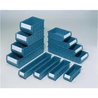Industrial Quality Supplies Kastrekken, afmetingen L400 x B234 x H90 mm, blauw, gemaakt van PP (polypropyleen)