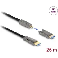 DeLOCK Active Optical 5 in 1 HDMI Cable 8K 60 Hz 25 m