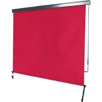 Mendler Verticale zonwering -F42, verticale zonwering privacybescherming buitenrolgordijn, UV-bescherming 50 stof ~ 250x180cm, bordeaux-rood