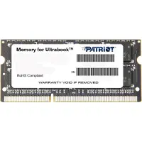 Patriot Memory PSD34G1600L81S, 4 GB, 1 x 4 GB, DDR3, 1600 MHz, 204-pin SO-DIMM
