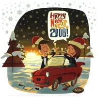 Import Happy new year 2008 ltd/ed limitee