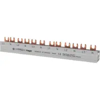 Hager KDN451D KDN451D aansluitblok Phase busbar Grijs 4-polig 80 A 1 stuk(s)