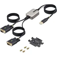 StarTech.com USB naar Serieel Adapterkabel - - 4m - Verwisselbare DB9 - FTDI - ESD Niveau 4