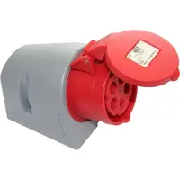 Pce 125-6TT 125-6tt CEE-wandcontactdoos 32 A 5-polig 400 V 1 stuk(s)