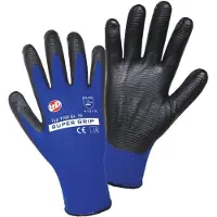 Leipold Doehle Nylon Super Grip Nitrile 1165-9 Werkhandschoen Nylon Maat (handschoen): 9, L EN 388 Cat II 1 paar