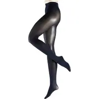 Esprit 50 DEN half doorzichtig mat materiaal halfdoorzichtig 50 DEN panty dames blauw - maat 38-40