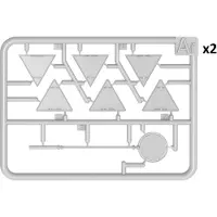Other Modelbouwpakket Diorama - 35655 Czechoslovakian Traffic Signs for Diorama Plastic - 1:35 - Modelbouw