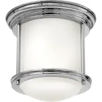 HINKLEY LED Plafond Badkamerlamp Hadrian | 1X E27 Max 60W | IP44 | Dimbaar | Chrome