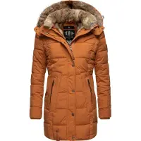 MARIKOO Wintermantel bruin / zwart