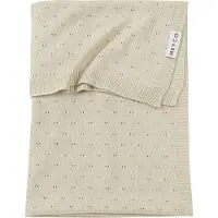 Meyco Baby Ajour ledikant deken - bamboe - soft sand - 100x150cm - 0.3 TOG