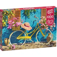 CherryPazzi PLATON Puzzel 1000, Fiets in citroenkleur, model 30721