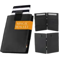 Garzini Cavare - Magic Wallet - Vintage Carbon Black