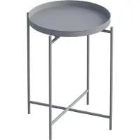 Skye Decor , model Shb-007-C, salontafel, 100% metaal, grijs, 46 x 46 x 56 cm
