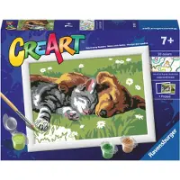 Ravensburger creart serie E sleeping cats and dogs |