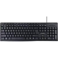 Lenovo bedraad USB toetsenbord met 13 multimedia toetsen - QWERTY (US) / zwart - 1,4 meter