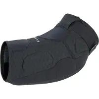 iON - MTB Bescherming - Elbow Pads E-Lite Black voor Unisex - Maat S - Zwart