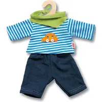 Heless Poppenkleding Jeans Met Gestreept Shirt 28-35 Cm