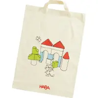 Haba bouwstenen set kleurrijk 46-delig houten speelgoed voor kinderen.