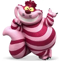 BULLYLAND 11401 Speelgoedfiguur, Disney Alice in Wonderland, Cheshire Cat, Ongeveer 7.3 cm, Perfect als Taarttopper