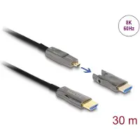 DeLOCK Active Optical 5 in 1 HDMI Cable 8K 60 Hz 30 m