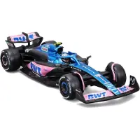 Bburago Voertuig Bburago 1/43 Racing 2023 F1 Alpine met helm Gasly
