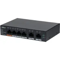 Dahua Switch - TECHNOLOGY - DH-CS4006-4GT-60 - 4 Poorten PoE - Beheerd - Gigabit Ethernet