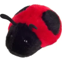 Teddy HERMANN® Knuffeldier Lieveheersbeestje - premium kwaliteit knuffels - rood - 11 cm