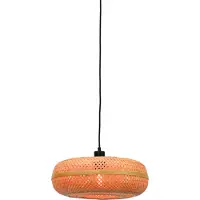 Good&Mojo Bamboe LED Hanglamp Palawan | 1X E27 Max 40W | Natural/Black