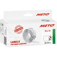 Meto Preis-Etiketten 9506169 Permanent Etiketten-Breite: 26 mm Etiketten-Höhe: 16 mm Rot 1 St.